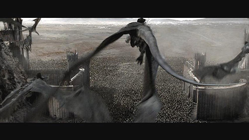 电影《魔戒》中的镜头